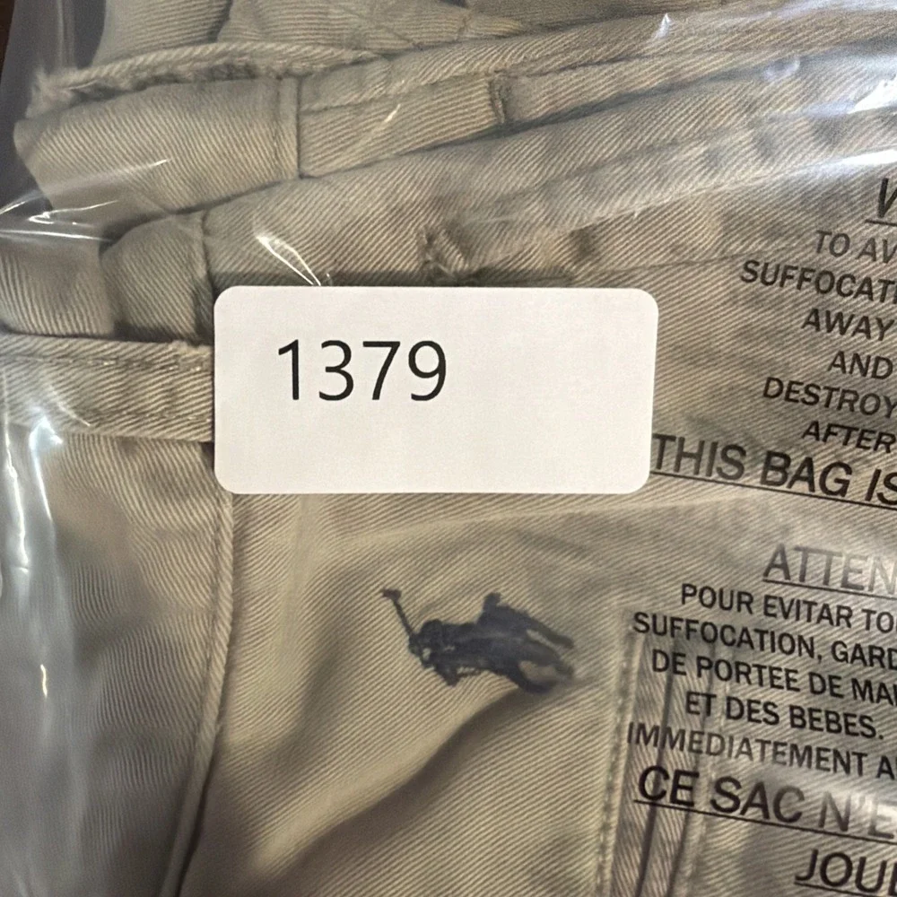 Polo‎ Ralph Lauren Ethan Chino Pants Mens 42 X 32 (FITS 41 X 31) Cotton Preppy